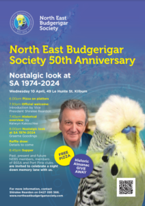 NEBS 50th Anniversary, North East Budgerigar Society